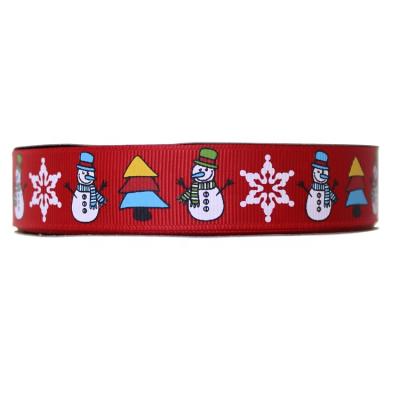 China Recyled Newcomers Design Gift Wrap Merry Christmas Ribbon Roll OEM Christmas Decoration Ribbon for sale