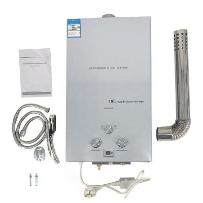 China Hotel 18L Natural Gas Instant Tankless Residential Water Heater Hot Water Boiler For Home Kitchen for sale