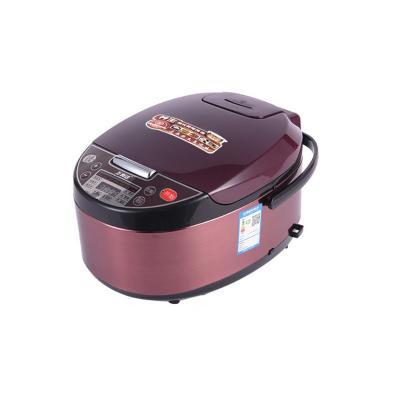 China 5L digital display citrine inner pot smart electric rice cooker with bottom heating for 2-6 people for sale