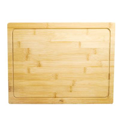 China Large Fish Disposable Thick Organic Bamboo Meat Chopper Bamboo Cutting Board for sale