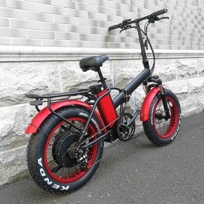 China Fat electric bike 48v 1000w aluminum alloy folding electric bicycle 500w fat ebike with hydraulic brake for sale