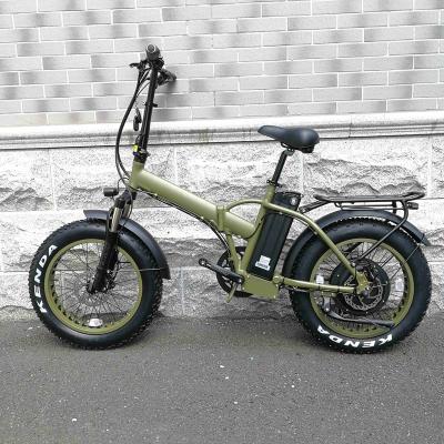 China Aluminum alloy 48v 1000w fat bike hot sale electric ebike e bike folding electric bicycle for sale