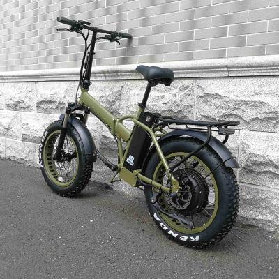 China Mini Folding 1000w ebike folding Rear Brushless Motor fat electric bike changzhou manufacture 13AH Lithium Battery e-bike for sale