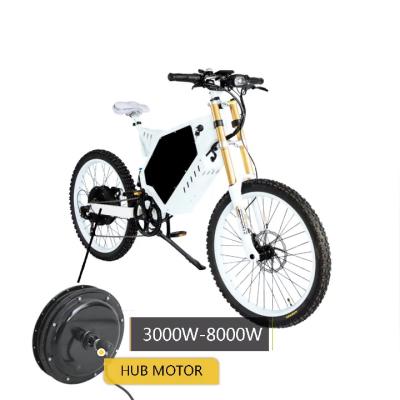 China OEM manufacturer elektro-bike 5000w lithium battery steel ebike 26inch mounted 72v tire motor e bicycle for sale