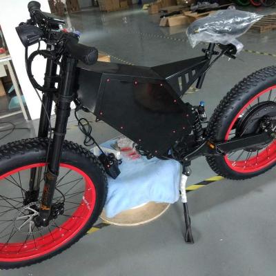 China North American Steel Electric Bike 8000w Red Rim Fat Tire Best Quality Bicycle for sale