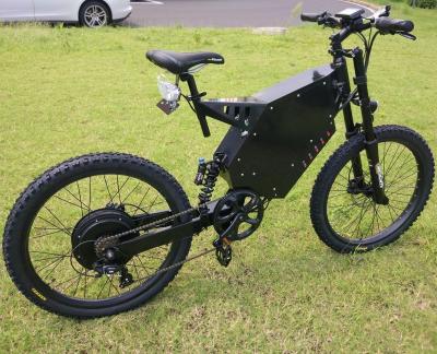 China Steel Electric+Bicycle Bomber Bike 3000w Black Color Steel Frame for sale