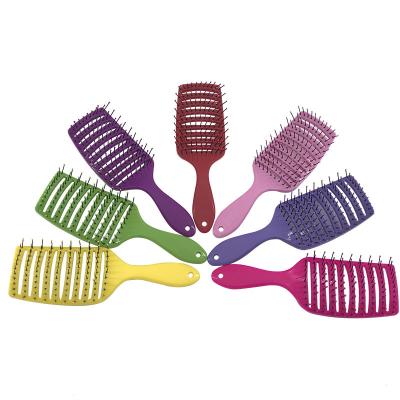 China Customized High Quality Plastic Curved Hair Brush Waterproof Comb Duct for sale