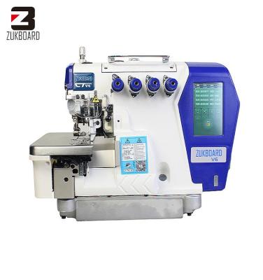 China Industrial 4-Thread Edger Overlock Sewing Machine with Servo Motor and LED Sewing Light for sale