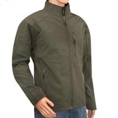 China New Design Breathable Solid Color Mens Softshell Thermal Jacket for sale