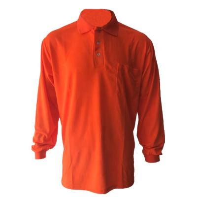 China Waterproof / Safety Hot Selling In USA And Europe Long Sleeve Breathable Eyebird Fabric Sport Polo Shirt for sale