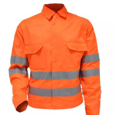 China Safety Safety Men's Work Jacket Reflective Shirt for sale