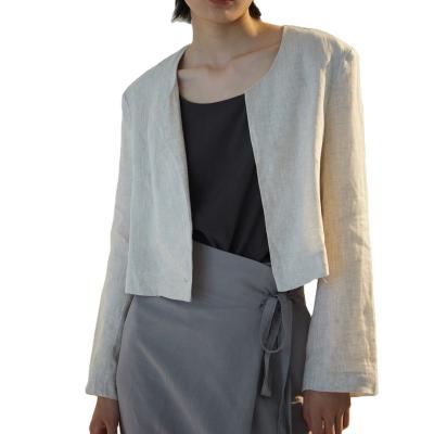 China British Style Ladies Suit Jacket Canvas Suits Anti-Wrinkle Professional Manufacture for sale