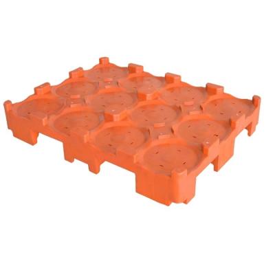 China Single sided plastic water bottle pallet pallet for 5 gallon water bottle 5 gallon plastic water bottle pallet for sale