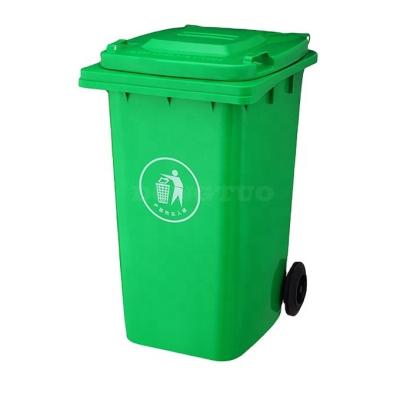 China Sustainable Outdoor Trash Can 12L - 1100L For Choose , Customer Logo Plastic Street Trash Can for sale