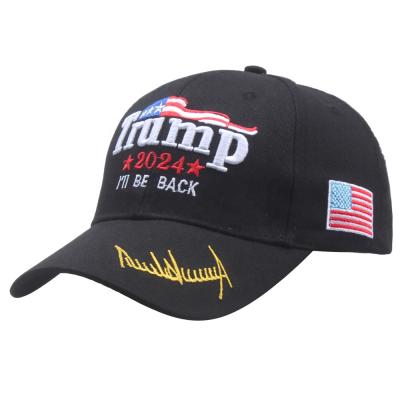 China JOINT Trump 2024 Hats Make America Great Hat Donald Trump USA Flag Caps Embroidery Baseball Cap for sale