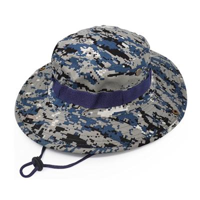 China Wholesale High Quality JOINT Pearl Sail Fabric Custom Army Camouflage Fishman Bucket Hat for sale