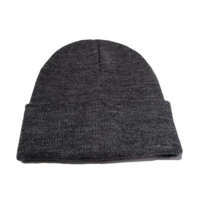 China High Quality COMMON Acrylic Wool Custom Logo Knit Women Winter Beanie Designer Hat for sale