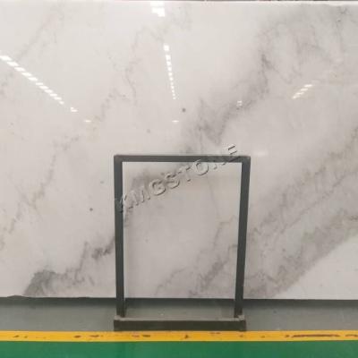 China Cheap Price Discount Modern To Size Guangxi Large White Marble Slab Chinese Look Slab Wall Tile For Interior Wall for sale