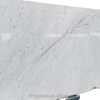 China Modern Big Slab Cut to Size Italy Bianco Carrara Natural Stone Imported White Marble for Building Decoration Slab Tiles Staircase for sale