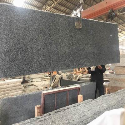 China Beautiful modern dark granite slab for flooring / paving pool and /swimming lounge for sale