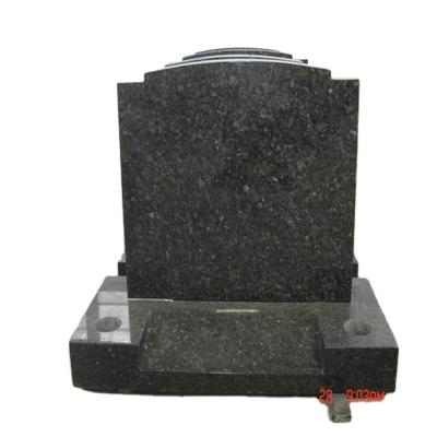 China Modern American Style Sample Design Monument and Tombstone Newly Designed Grave Angel Headstone Black Granite Tile for sale