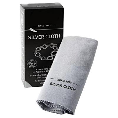 China Viable Soft Cotton Reusable Jewelry Cleaning Cloth For Cleaning Silver Plated And Silver Jewelry for sale