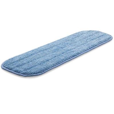 China Sustainable Household Deep Clean Blue Super Absorbent Reusable Microfiber Mop Replacement Pad for sale