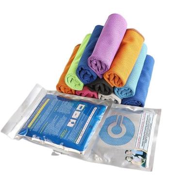 China New Design Factory Hypoallergenic Custom Multi Colors Sports Cold Towel Keep Cooling Instant Cool Towel for sale