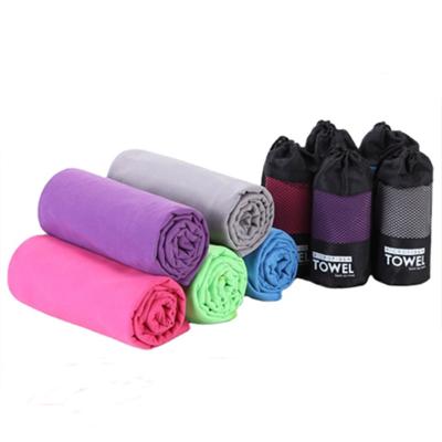 China New Design Super Absorbent Logo Size Color Microfiber Fitness Gym Suede Main Custom Towel Hypoallergenic for sale