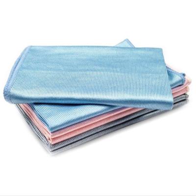 China Reusable Microfiber Viable Glass High Tensile Strength Reusable Universal Cleaning Cloth Without Scratches for sale