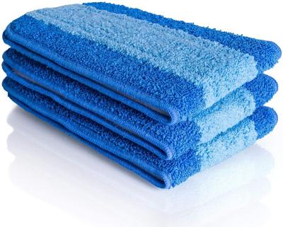 China Durable Reusable Strong Microfiber Water Absorption Mop Pad Suitable For Rubbermaid Mop for sale