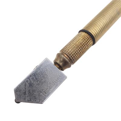 China Glass Size Customized Cut Kit Tool Roller Glass Cutter With Wooden Handle for sale