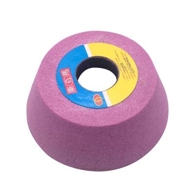 China Polished Deburring Abrasive Tool Vitrified Ceramic Grinding Wheel Cup Shape Vitrified Grinding Wheel for sale