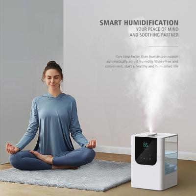 China Fast Humidification 6l Wireless Aromatherapy Diffuser Humidifier with Mist & Adjustable Timer & 7 Color Led Light for sale