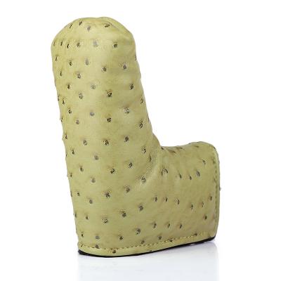 China Waterproof and shockproof Latest Design PU Leather Golf Putter Cover Magnetic Closure Custom Golf Blade Putter Headcover for sale