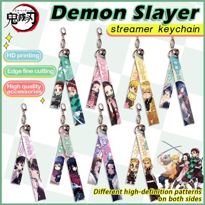 China Tetoron Demon Slayer Bell Ribbon 1-69 Anime Game Character Peripheral Ribbon Main Chain Pendant for sale