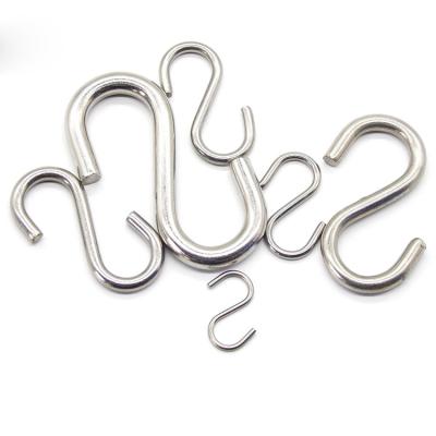 China Durable S Hook Heavy Duty 316 Stainless Steel S-Shaped Hooks Dangle Hooks For Hanging And Utility Use for sale