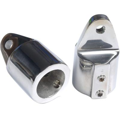 China Marine Hardware Fittings Cover Bimini Top Eyelet Covers Fit Hardware Marine Stainless Steel for sale