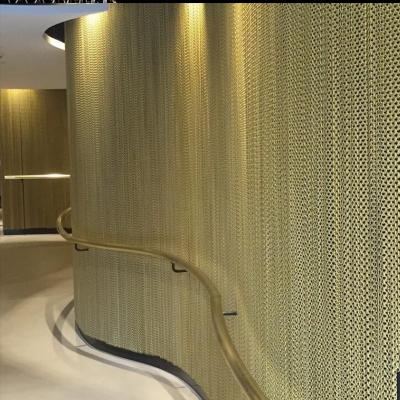 China DIY Window Anodized Chain Link Curtain Decorative Metal Anodized Aluminum Chain Link Curtain for sale