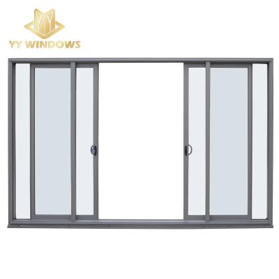 China AS2047 Sound Insulation Frameless Aluminum Interior Silent Tempered Glass Double Sliding Pocket Doors for sale