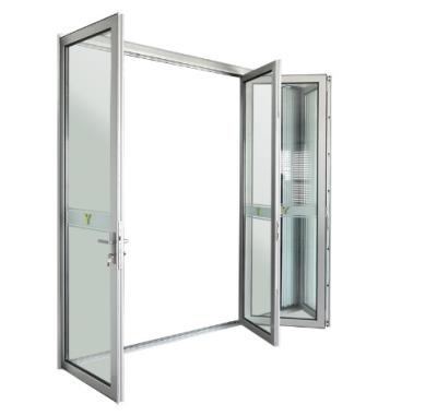 China Waterproof Aluminum Frame Folding Door With Double Tempered Glass for sale