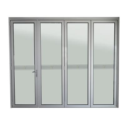 China Waterproof aluminum profile for making doors and windows, bifold door used garage doors sale, bifold door hardware for sale