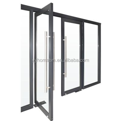 China Modern Hot Sale Residential Double Tempered Glazed Sliding Glass Door Sensor Price AS 2047 Automatic Sliding Door Opener for sale