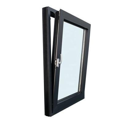 China Double Folding Screen Deck Tempered Glass Aluminum Alloy Doors And Windows for sale