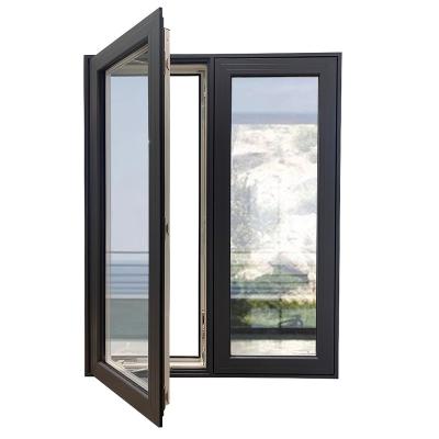 China Hurricane Sound Impact Screen YY Home Design Customization Customization Proof Frame Aluminum Folding Casement Windows for sale