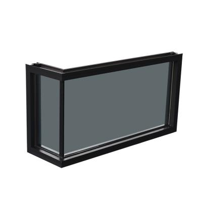 China Folding Screen Florida Approved Aluminum Fixed Impact Acoustic Sealing Window With Clear Glass for sale