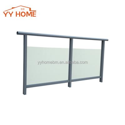 China Contemporary Aluminum Handrail For Stairs / Indoor Balcony / Outdoor Hand Railings For Stairs for sale