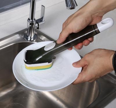 China Foam Soap Dish Dispensing Brush for sale