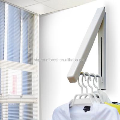 China Sustainable Aluminum Multifunction Folding Drying Rack Wall Hanger for sale