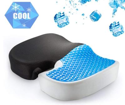 China Cool Memory Gel Expanded Memory Foam Cushion For Office Chair Car Seat for sale